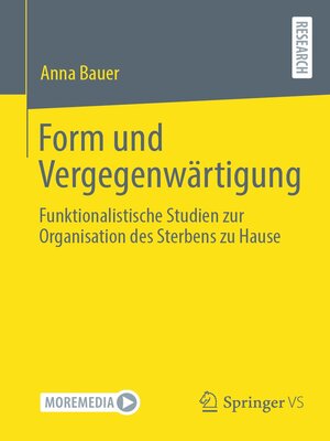 cover image of Form und Vergegenwärtigung